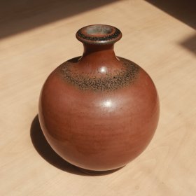 宋代磁州窑 紫金釉嘟噜瓶 老窑瓷器陶瓷 古董文玩