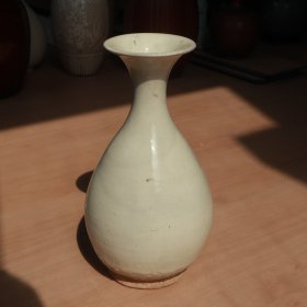 个人看到元代 粗胎白瓷 玉壶春瓶 老窑瓷器陶瓷 古董文玩