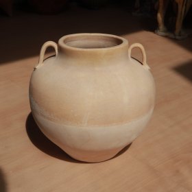 巩县窑 黄釉两系罐 老窑瓷器陶瓷 古董文玩