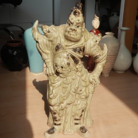 隋代青瓷 相州窑 天王力士像 老窑瓷器陶瓷 古董文玩