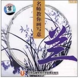 《名师教你画写意》系列之《兰》 2VCD 光盘视频 张邦兴解说 掌握写意兰花技法