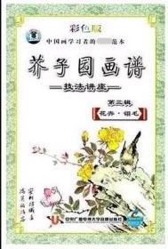 《芥子园画谱技法讲座》第三辑 花卉 翎毛 13VCD 光盘视频