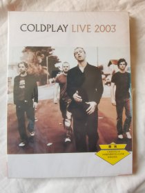 COLDPLAY LIVE2003  酷玩 英国著名摇滚乐队2003年最新演出现场【未开封 原盒装DVD 塑料盒+纸盒套】
