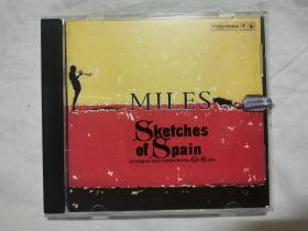 Miles Davis Sketches of Spain【原版光盘 原盒装CD一张/1片装+小册子一本】