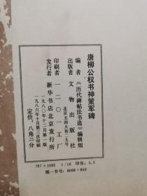 历代碑帖书法选：清金农楷书消寒诗序册、元赵孟頫书洛神赋、明詹景风书千字文、唐柳公权书神策军碑、晋王献之洛神赋十三行、元赵孟頫书妙严寺记、唐颜真卿书多宝塔碑、唐褚遂良书雁塔圣教序记、唐欧阳询书化度寺碑、唐欧阳询书九成宫醴泉铭、唐怀素自叙帖真迹【11册合售 16开 具体看图见描述】