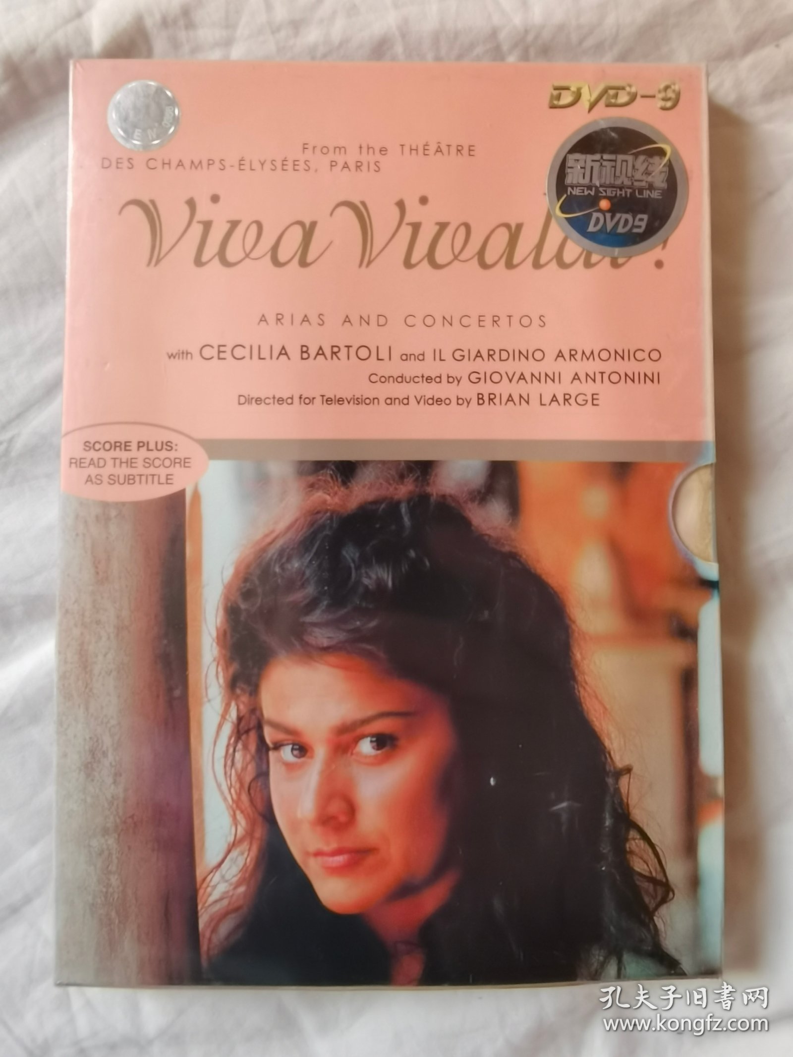 CECILA BARTOLI IL GIARDINO ARMONICO 芭托利演出维瓦尔蒂作品 VIVA VIVALDI【未开封 原盒装DVD 塑料盒+纸盒套】