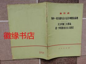 集中一切力量攻占八百万吨粮食高地-大力开展三大革命，进一步促进社会主义建设（有黄斑）