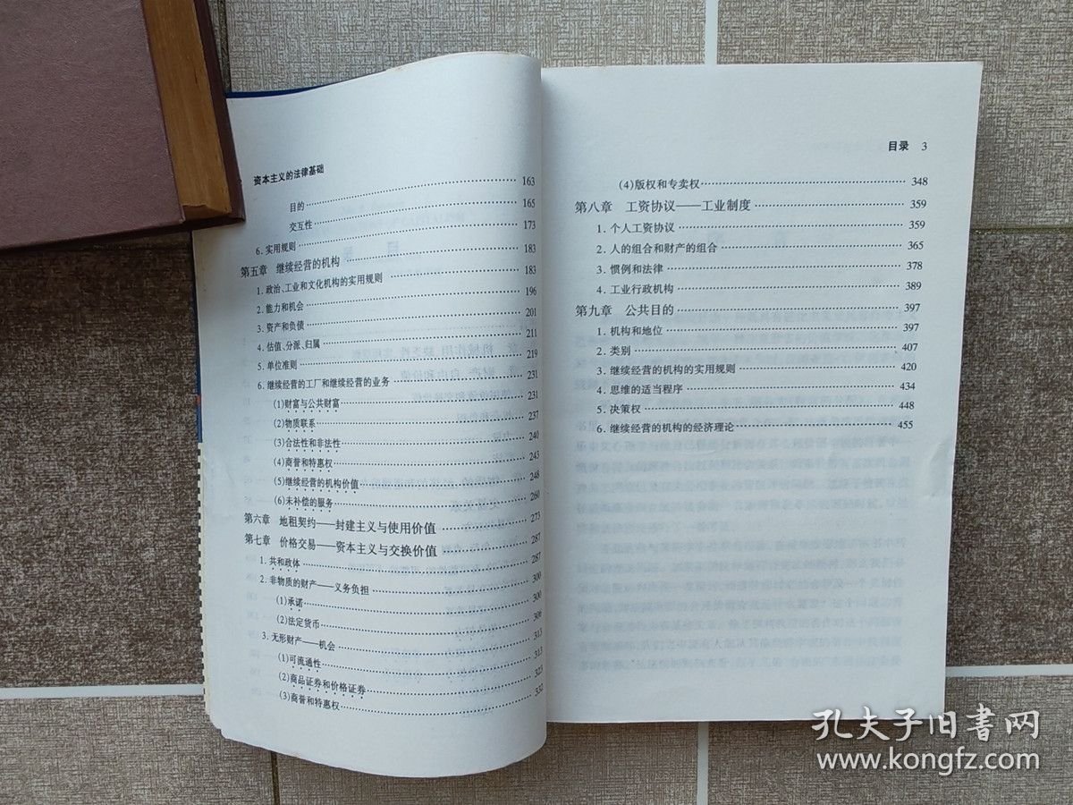 资本主义的法律基础（少数书边有点折痕）