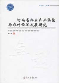 河南省非农产业集聚与农村经济发展研究