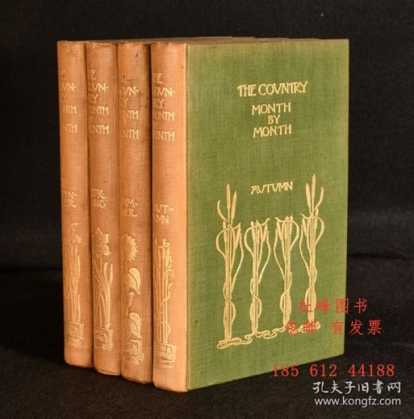 rkbok 乡村月度冬季、春季、夏季和秋季 The Country Month by Month Winter, Spring, Summer, & Autumn