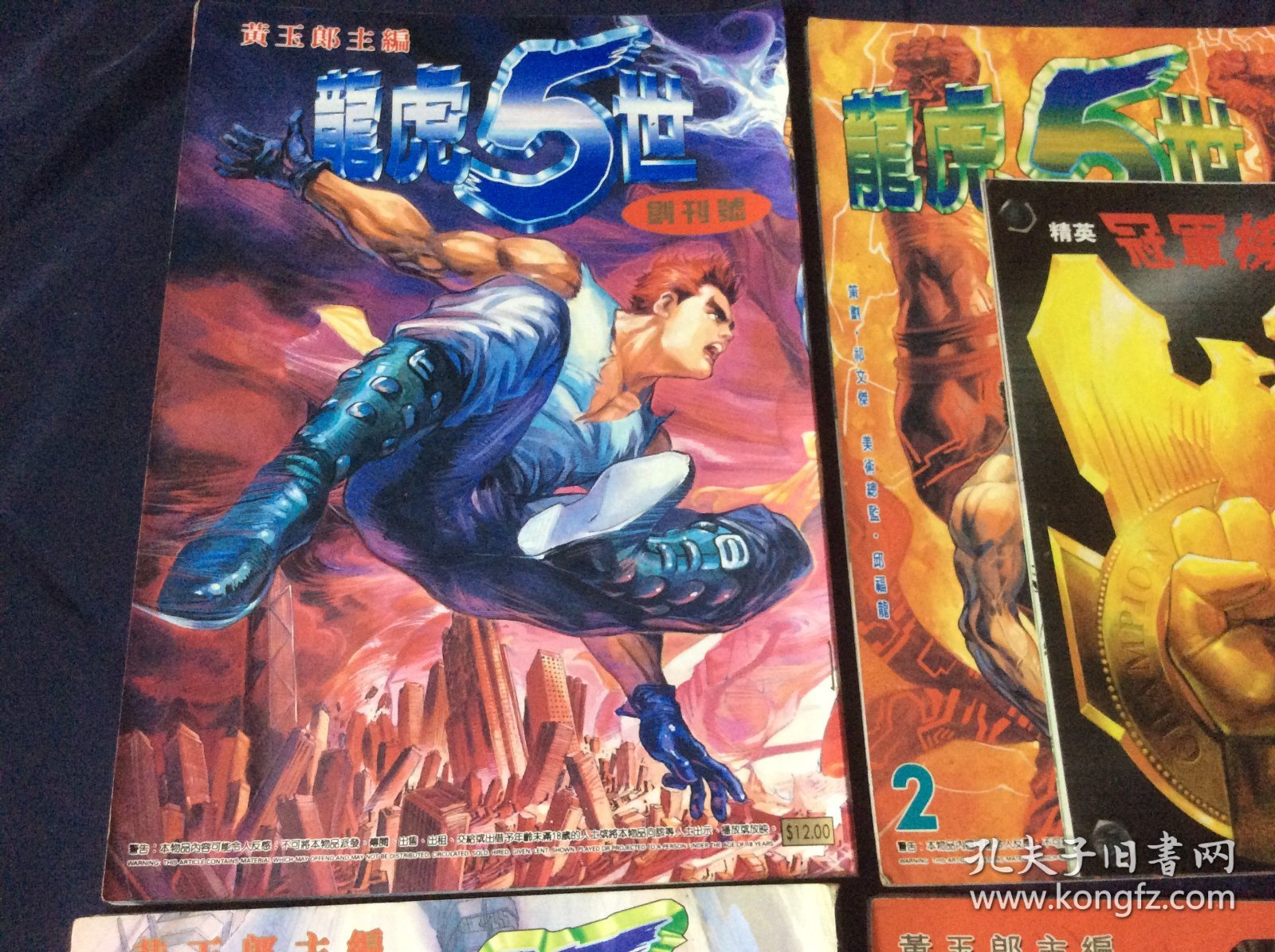 66本漫画《龙虎五世》合售（16开）