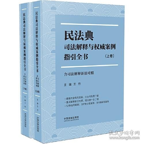 民法典司法解释与权威案例指引全书（含司法解释新旧对照）（上下册）