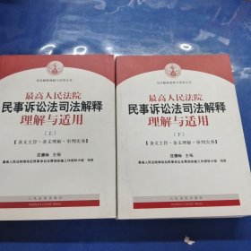 最高人民法院民事诉讼法司法解释理解与适用