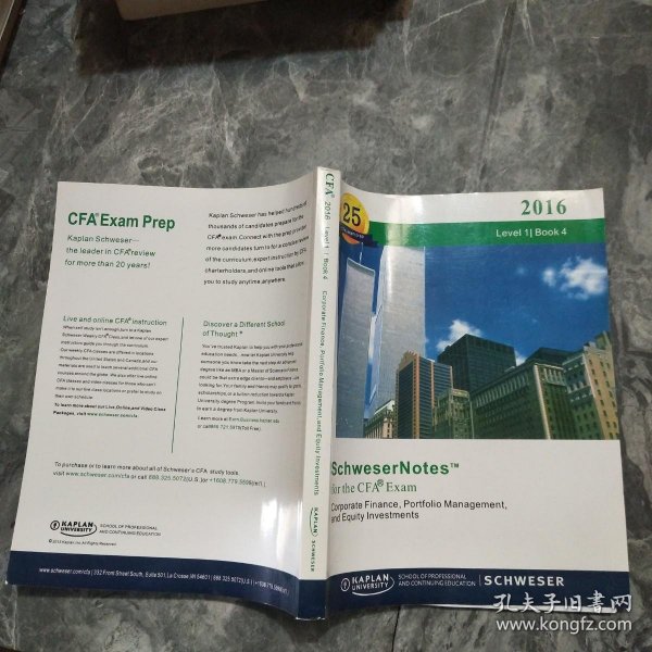 2016 Level I CFA SchweserNotes™ Book4