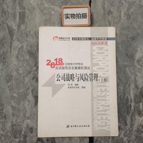 注册会计师2018教材东奥轻松过关1应试指导及全真模拟测试 公司战略与风险管理 上下册