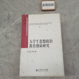 大学生价值观与民族精神教育研究丛书:大学生思想政治教育创新研究