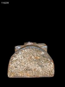 398_旧藏陨石【三星堆】摆件 雕刻精美，有磁性，保存完整。