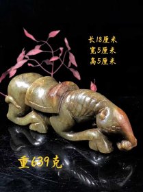 321_和田玉马摆件