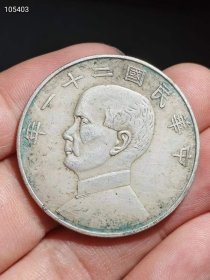 290_纯银老银元
中华民国二十一年