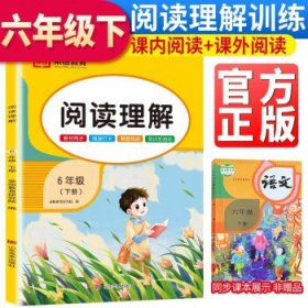 2024春阅读理解六年级下册人教版小学语文阅读理解强化训练课堂同步基础知识每日一练专项学习题天天练彩绘版