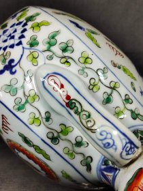 47_美品·款式“大明宣德年制”精工细作满工五彩龙纹双耳葫芦瓶