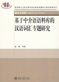 基于中介语语料库的汉语词汇专题研究