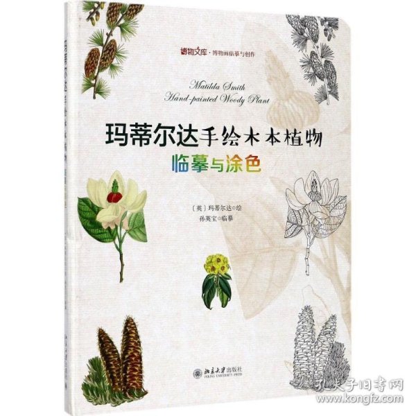 玛蒂尔达手绘木本植物：临摹与涂色