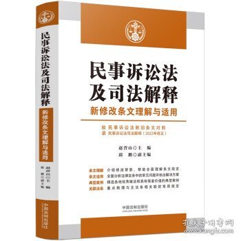 民事诉讼法及司法解释新修改条文理解与适用