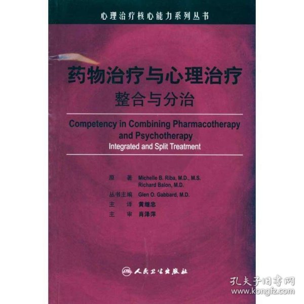 心理治疗核心能力系列丛书·药物治疗与心理治疗（翻译版）