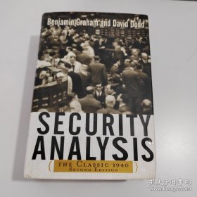 Security Analysis: The Classic 1940 Edition
