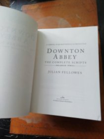 Downton Abbey Script Book Season 2