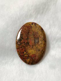 天然战国红玛瑙大挂牌吊坠，天然花纹绚烂精美颜色艳丽，质地细腻莹润光滑，品相如图看好下单。