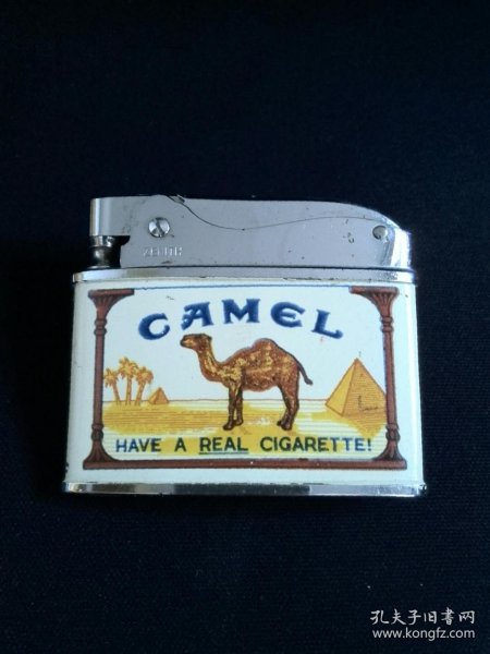 50年代 瑞士真力时世界品牌camel骆广告古董煤油打火机 全新