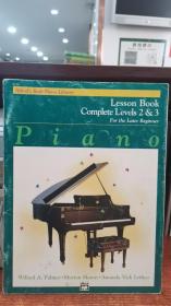 alfred's basic piano library lesson book complete levels2&3