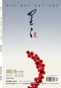 《星星.散文诗》2023年第10期，全新