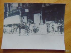 1919年6月5日-上海租界罢市之情形-上海举行罢工、罢课、罢市，声援北京学生=大尺幅老照片