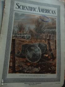 SCIENTIFIC AMERICAN(科学美国人）=1916~1920年-周刊=共计71册合售=ST. JOHN'S UNIVERSITY SHANGHAI上海圣约翰大学旧藏=第一次世界大战内容多-飞机军舰大炮等先进武器