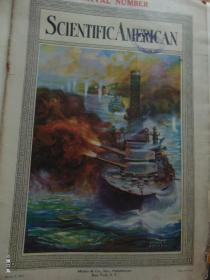 SCIENTIFIC AMERICAN(科学美国人）=1916~1920年-周刊=共计71册合售=ST. JOHN'S UNIVERSITY SHANGHAI上海圣约翰大学旧藏=第一次世界大战内容多-飞机军舰大炮等先进武器