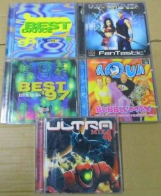 BEST DANCE 96 97 TOY BOX AQUA  ULTRA MIX 4 首版 旧版 港版 原版 绝版 6CD 1VCD