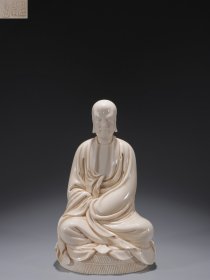 德化窑白瓷达摩坐像