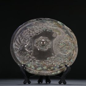 汉代 铜器龙凤纹铜镜