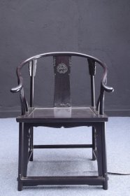 旧藏 紫檀圈椅(三件套)