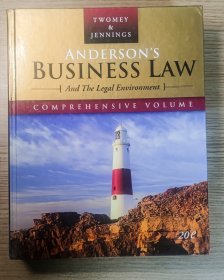 Anderson's Business Law and the Legal Environment, Comperhensive Volume, 20e