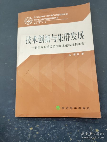 技术创新与集群发展我国专业镇经济的技术创新机制研究