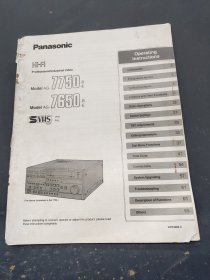 Panasonic Hi-Fi Professional/lndustrial Video