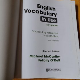 English Vocabulary in Use Advanced Vocabulary R （附光盘）