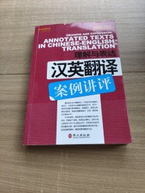 名师讲翻译系列·理解与表达：汉英翻译案例讲评