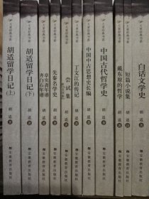 大家经典书系（8本）尝试集+丁文江的传记+白话文学史+中国古代哲学史+中国中古思想史长胡适编安徽教育