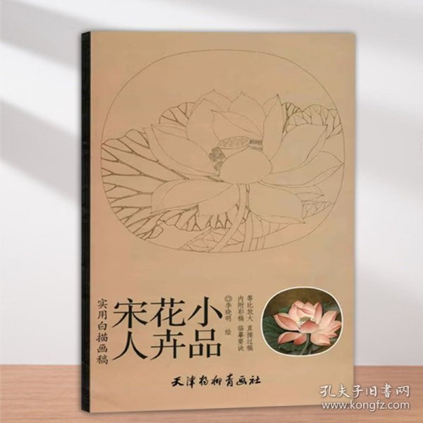 实用白搭画稿：宋人花卉小品