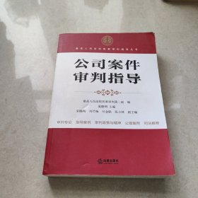 最高人民法院商事审判指导丛书：公司案件审判指导